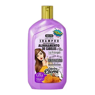 Gota Dourada - Shampoo fortalecedor para cabelos com alisamento permanente