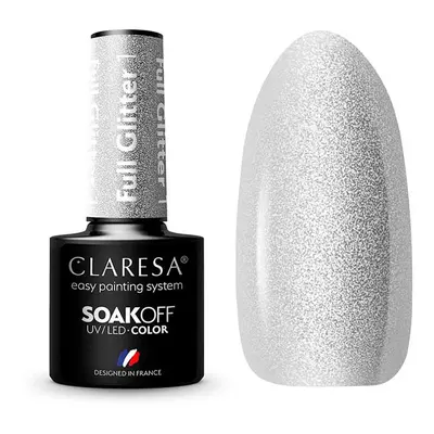 Claresa - Esmalte semipermanente Soak off - 01: Full Glitter