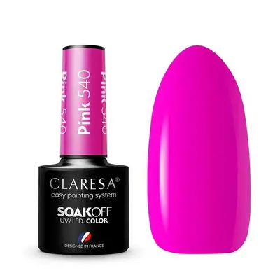 Claresa - Esmalte semipermanente Soak off - 540: Pink