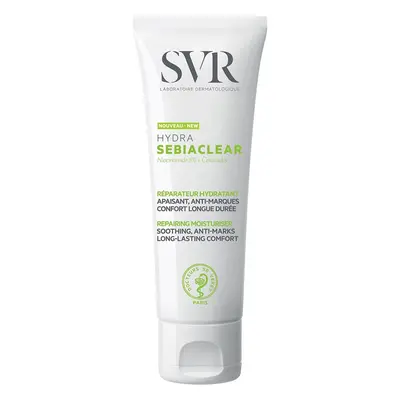 SVR - *Sebiaclear* - Creme facial hidratante, reparador, calmante e anti-marcas Hydra - Pele com