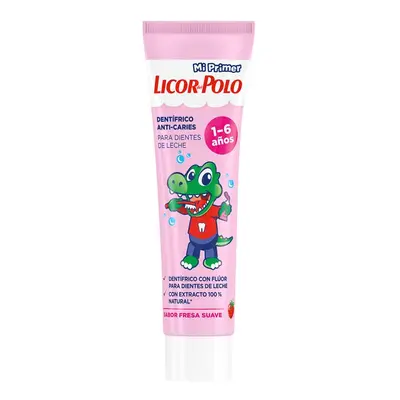 Licor del Polo - Creme dental em tubo 1-6 anos - Morango