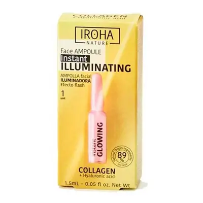 Iroha Nature - Ampola de flash iluminante com colágeno e ácido hialurônico