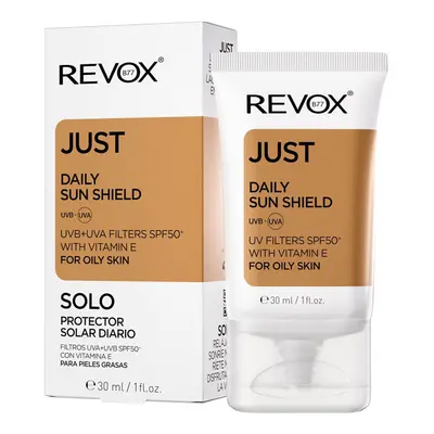 Revox - *Just* - Protetor solar diário SPF50+ com vitamina E para pele oleosa