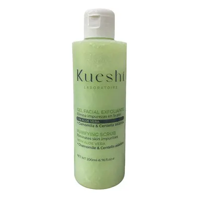 Kueshi - Esfoliante facial de Aloe Vera - Pele mista a oleosa