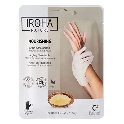 Iroha Nature - Luvas Máscara Nutritiva para mãos - Argan