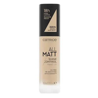 Catrice - Base All Matt Shine Control - 020N: Neutral Nude Beige