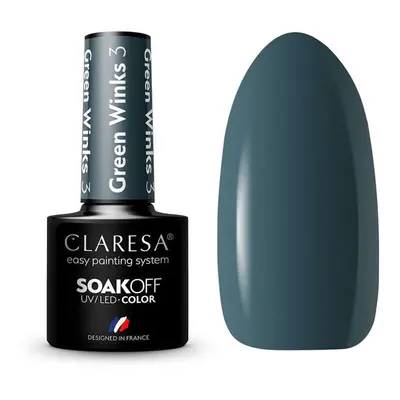 Claresa - Esmalte semipermanente Soak off - 03: Green Winks