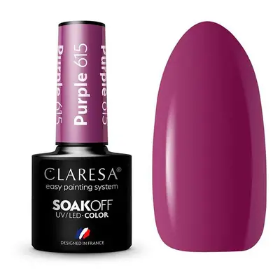 Claresa - Esmalte semipermanente Soak off - 615: Purple