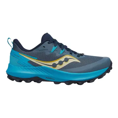 Sapatos femininos Saucony Peregrine 14 azul marinho marrom AW24, Tamanho