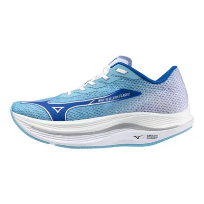 Tênis Mizuno Wave Rebellion Flash 2 Azul Branco AW24, Tamanho