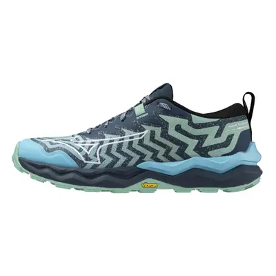 Sapatos femininos Mizuno Wave Daichi 8 azul verde AW24, Tamanho