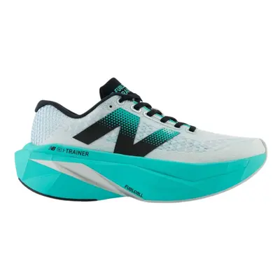 Sapatos femininos New Balance FuelCell SuperComp Trainer v3 Azul Branco AW24, Tamanho