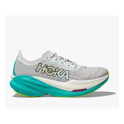 Sapatos femininos Hoka Mach X 2 cinza azul AW24, Tamanho