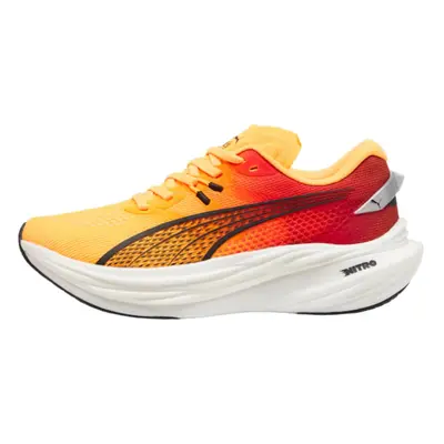 Tênis Puma Deviate Nitro 3 Laranja Vermelho AW24 Feminino, Tamanho