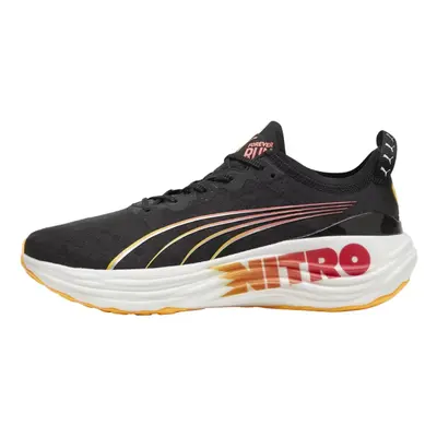 Tênis Puma ForeverRun Nitro Forever Faster Preto Vermelho SS24, Tamanho