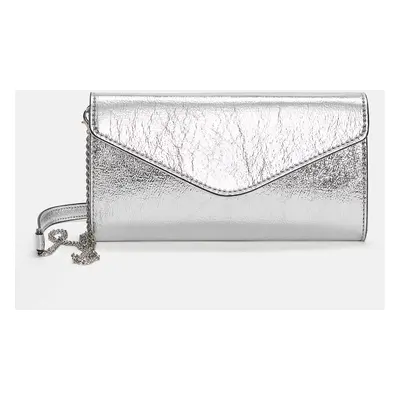 Mala A Tiracolo Tipo Clutch Metalizada