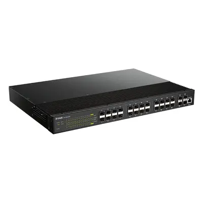 D-Link DIS-700G-28XS network switch Managed L2+ 1U Black DIS-700G-28XS