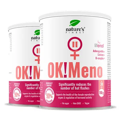 Kit OK!Meno - Compre Leve Grátis | Auxílio Natural para Menopausa com Ashwagandha, Vitaminas de 