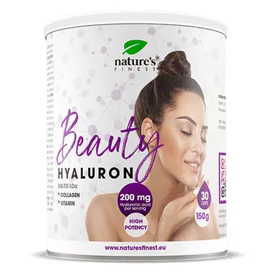 Beauty Hyaluron | Anti-Rugas | Hidratante | Colágeno | Vitamina C | Pó para Beber | 1+1 Grátis |