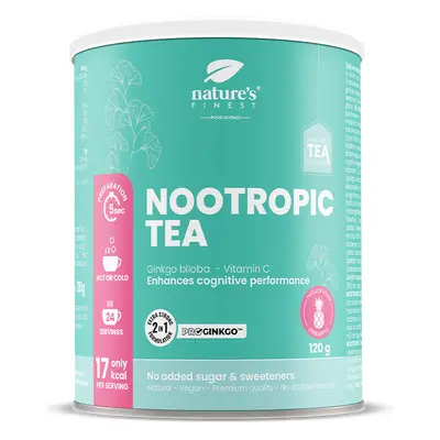 Nootropic Tea | Chá funcional | Impulso cerebral e de memória | Chá de Ginkgo biloba | ProGinkgo