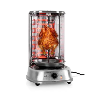 OneConcept Kebap Master grilhador ver 1800W aco inoxl inkl.