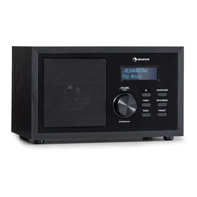 Auna Rádio ambiente DAB+/FM BT 5.0 AUX-In Display LC despertador temporizador de ovo