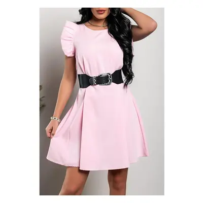 Mini Vestido Sem Mangas Solto Ciudad, Rosa