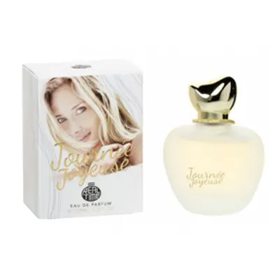 100 ml de eau de perfume Journée Joyeuse fragrância frutada e floral para mulher