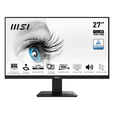 monitor msi mp273a pro 27 ips fhd 1920 x 1080 100hz 1ms hdmi vga dp altavoces