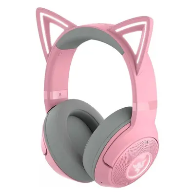 auriculares gaming razer kraken kitty bluetooth v2 quartz | inalambricos | rgb | rosa