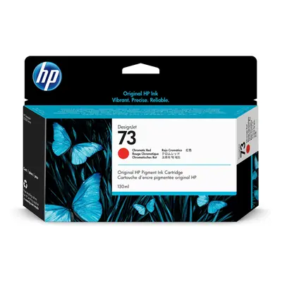 cartucho de tinta vermelho cromático hp 73 130 ml com tinta vivera