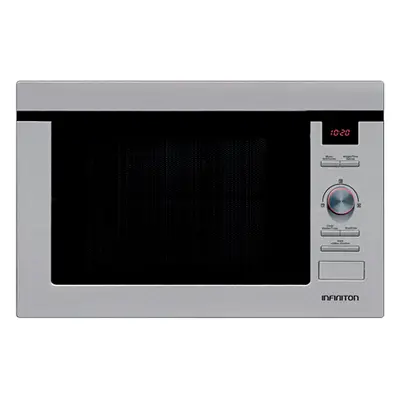 forno microondas integrado infiniton imw-1625 25 litros com grelha de aço inoxidável