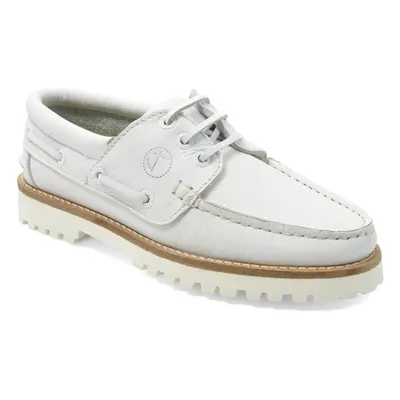 Sapatos de Vela Whiteheaven Mulher Branco Pele