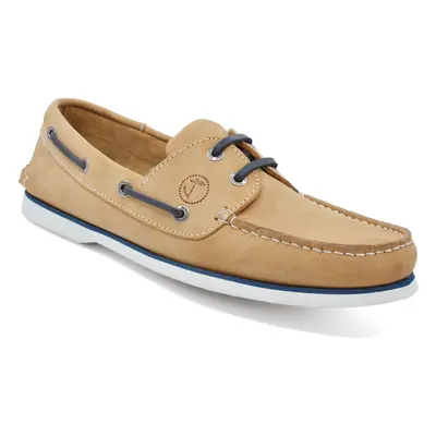 Sapatos de Vela Cofete Homem Camel Nubuck