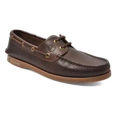 Sapatos de Vela Tallow Homem Castanho Pele