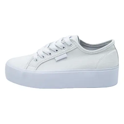 Calçado DC Shoes cu platforma Manual Platform, Branco, Mulheres