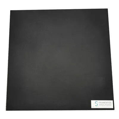 Telha de borracha SMOOTH SURFACE (T1) Pacote 30|1 x 1 x 20mm (Preto)