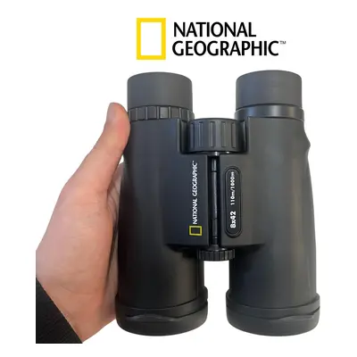 Binóculos 8x42 BaK-4 NATIONAL GEOGRAPHIC Imagem brilhante e de alta qualidade