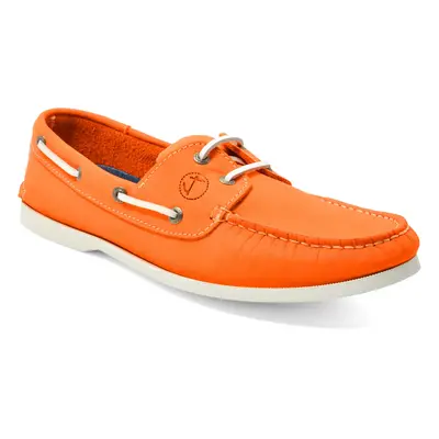 Sapatos de Vela Celestún Homem Laranja Nubuck