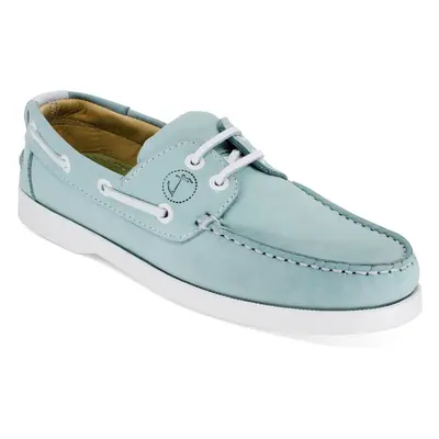 Sapatos de Vela Nacpan Mulher Azul Pele Nubuck