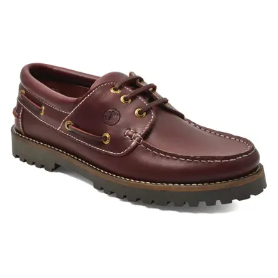 Sapatos de Vela Oran Homem Bordeaux Pele