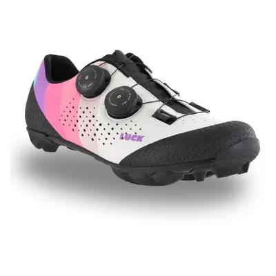 Sapatos Mulher de ciclismo BTT Luck Galaxy Woman branco