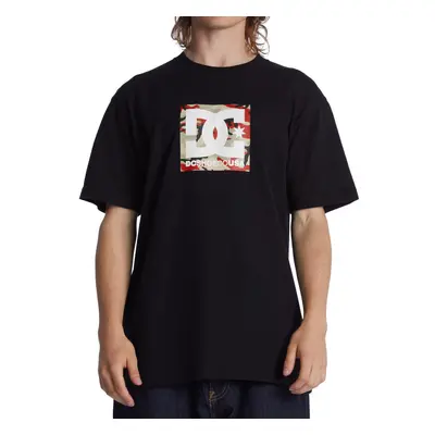 T-Shirt DC Shoes Square Star Fill, Preto, Homens