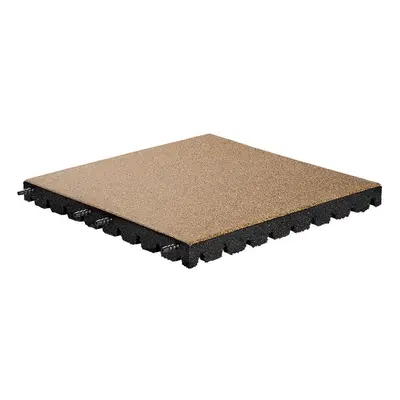 Telha de borracha EPDM - Bege - 50x50 cm - 45mm - incl. pinos