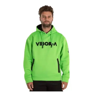 Camisola homem Pádel com capuz VIBOR-A YARARA. Verde flúor