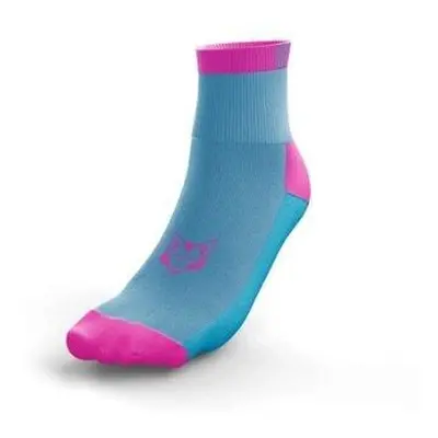 Multi-Sport Low Cut Sock Light Blue & Pink road running Azul OTSO