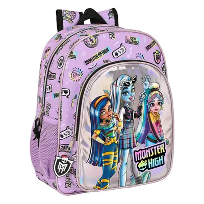 Mochila Escolar Monster High Best boos Poliéster 300D