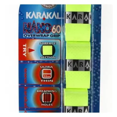 Karakal Nano 60 Overgrip Amarelo fluorescente