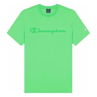 Camisola de Manga Curta Homem Champion Crewneck Verde