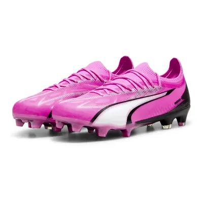 Botas de futebol ULTRA ULTIMATE FG/AG para mulher PUMA Poison Pink White Black